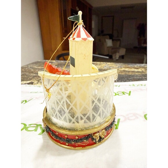 Vtg Roller Coaster Christmas Tree Ornament by The Bradford Novelty Company 90's - Picture 5 of 6